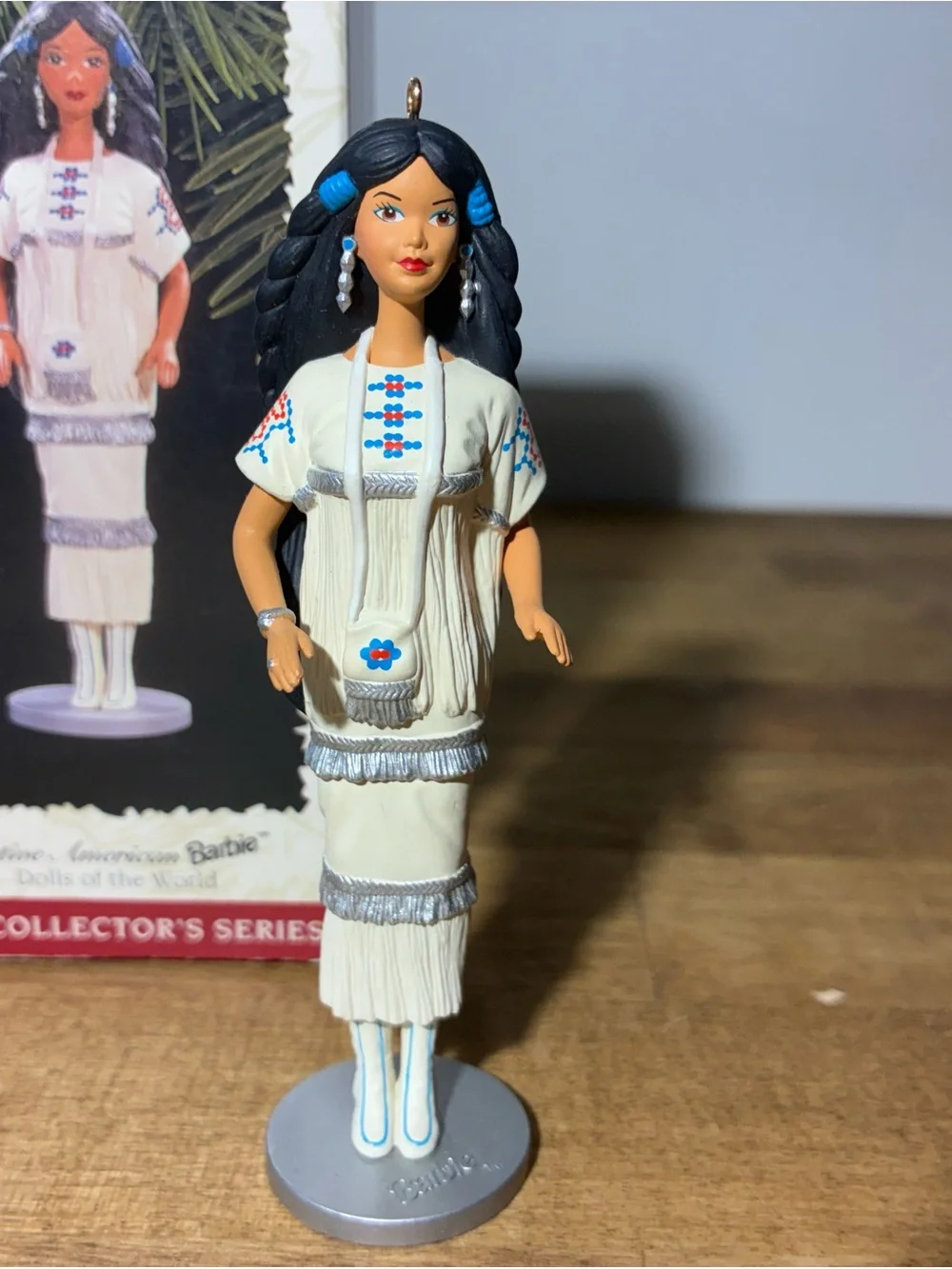 Hallmark Keepsake Barbie Dolls of the World Native American Ornament 1996 QX5561